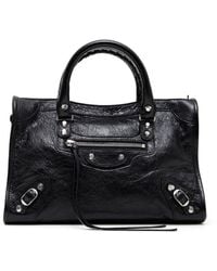 Balenciaga - Small Le City Leather Tote Bag - Lyst