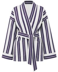 forte_forte - Striped Jacket - Lyst