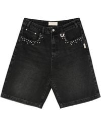 RETERNITY - Pantalones Vaqueros Cortos Con Apliques - Lyst