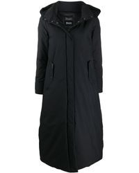 Herno Manteau évasé à capuche - Noir