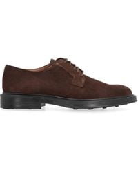 Bruno Magli - Derby-Schuhe Aus Wildleder - Lyst