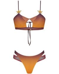 Amir Slama - X Tati Barbieri Starfish-Detail Ombré Bikini - Lyst