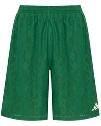 adidas - X Arte Antwerp Logo-Embroidered Lace Football Shorts - Lyst