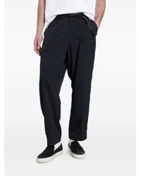 Maison Kitsuné - Belted Logo-Print Technical Trousers - Lyst