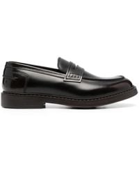 Doucal's - Penny-Slot Leather Loafers - Lyst