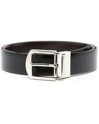 Canali - Engraved-Logo Buckle Belt - Lyst
