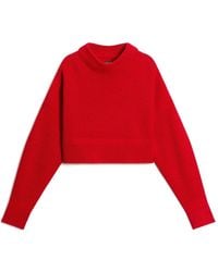 Woolrich - Pull En Maille Nervurée À Col Ras-De-Cou - Lyst