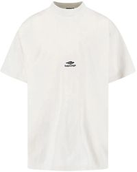 Balenciaga - "3b Sports Icon" Crewneck T-shirt - Lyst