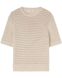 RETORI - Net-Stitch Cotton T-Shirt - Lyst