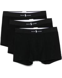 Polo Ralph Lauren - Drie Boxershorts Met Logoband - Lyst