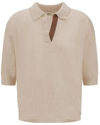 Herno - Stocking Stitched Cashmere Knit Top - Lyst