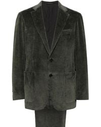 Canali - Corduroy Single-Breasted Suit - Lyst