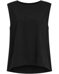 Dusan - Draped-Back Silk Top - Lyst