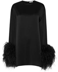 LAPOINTE - Kleid mit Federn - Lyst