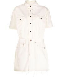 Rag & Bone - Denim Mini-jurk - Lyst