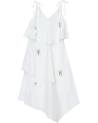 3.1 Phillip Lim - Appliqué Layered Midi Dress - Lyst