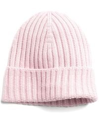 Barrie - Ribbed Cashmere Beanie - Lyst