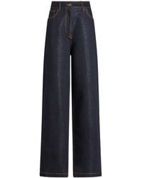 Etro - Wide Jeans - Lyst