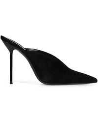Paris Texas - Pointed-Toe Suede Mules - Lyst