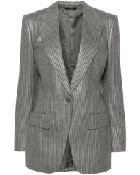 Tom Ford - Blazer A Righe - Lyst