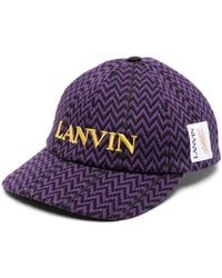 Lanvin - X Future casquette à logo brodé - Lyst