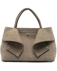 TOTEME - Mercer Nubuck Leather Tote Bag - Lyst