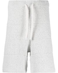 Sunnei - Drawstring-Waist Knitted Shorts - Lyst