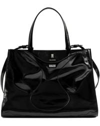 Zadig & Voltaire - Jack Vintage Patent-Leather Tote Bag - Lyst