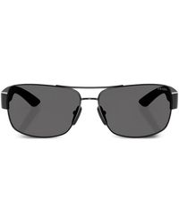 Prada Linea Rossa - Occhiali Da Sole Rettangolari - Lyst