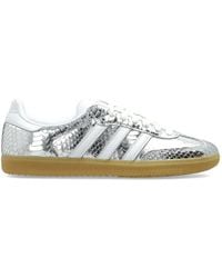 adidas - Samba Og Snakeskin-Effect Leather Sneakers - Lyst