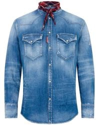 DSquared² - Kanadisches Hemd Mit Mittlerer Waschung - Lyst
