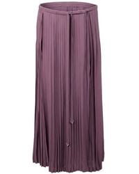 Valentino Garavani - Pleated Tie Trousers - Lyst