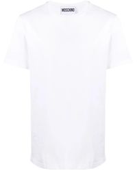 Moschino - Logo-Patch Short-Sleeve T-Shirt - Lyst