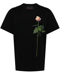 Simone Rocha - Floral-print Cotton T-shirt - Lyst