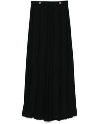 Twinset - Pleated Crepe Trousers - Lyst