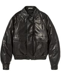 AURALEE - Gefütterte Lederjacke - Lyst