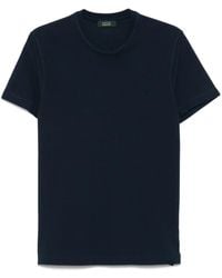 Zanone - Cotton T-Shirt - Lyst
