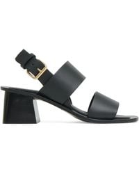 Mansur Gavriel - 60Mm Double-Strap Heeled Sandals - Lyst