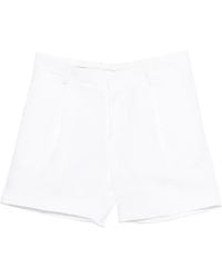 KARL LAGERFELD - Pleated Shorts - Lyst