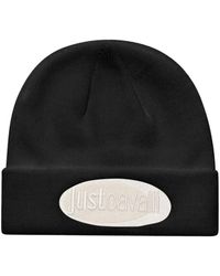 Just Cavalli - Logo-Embroidered Beanie - Lyst