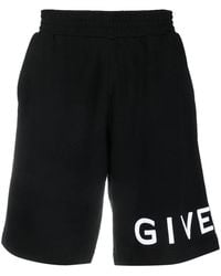 Givenchy - 4G Logo-Print Track Shorts - Lyst