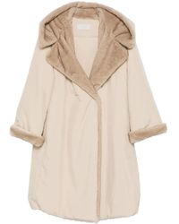 Antonelli - Faux-Fur Trimmed Hooded Coat - Lyst