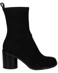 Pons Quintana - Suede Block-Heel Ankle Boots - Lyst
