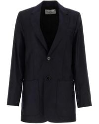 Ami Paris - Single-breasted Wool Blazer - Lyst