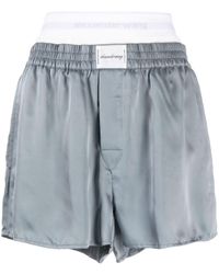 Alexander Wang - Pantalones cortos de chándal con diseño a capas - Lyst