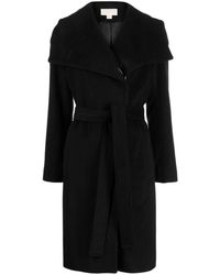 MICHAEL Michael Kors - Belted Double-breasted Coat - Lyst