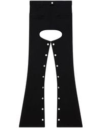 Courreges - カットアウト フレアデニムパンツ - Lyst