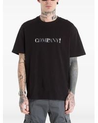C.P. Company - 30/1 Jersey Short-Sleeve Chest Logo T-Shirt - Lyst