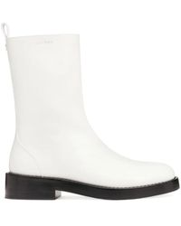 Courreges - Rider Leather Boots - Lyst