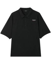 we11done - Polo Oversize À Logo Imprimé - Lyst